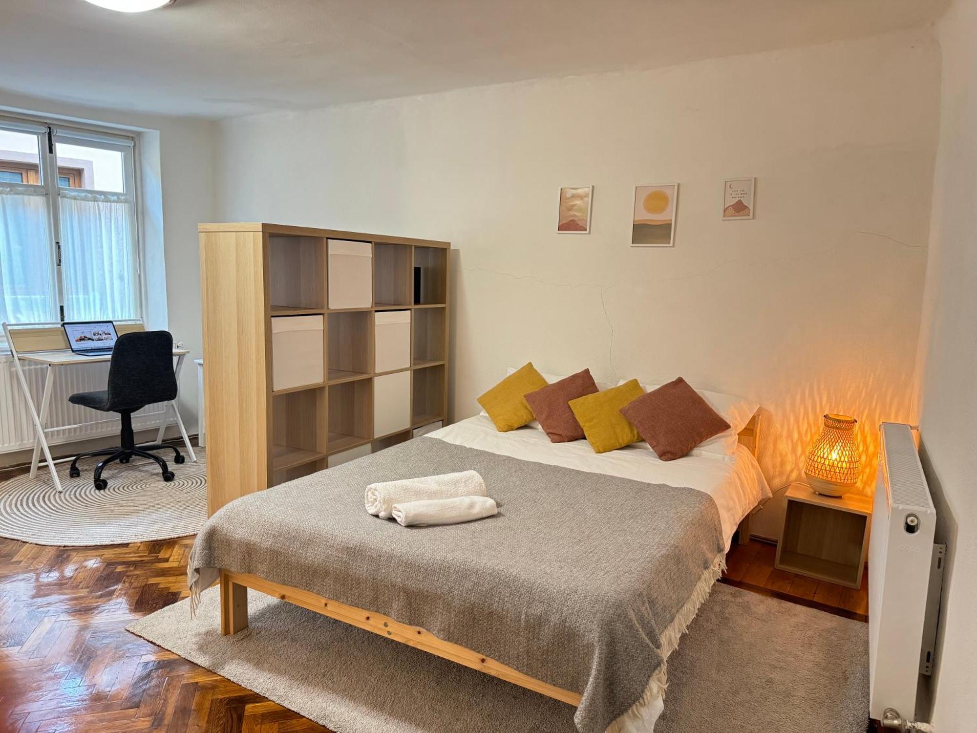 Charming Studio Ideal For Getaways Or Workations In Sibiu'S Medieval City Center ภายนอก รูปภาพ